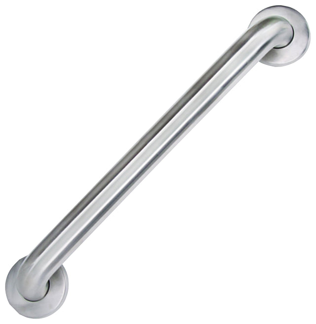 Boston Harbor SG01-01&0116 Grab Bar, 16 in L Bar, Stainless Steel, Wall Mounting, ADA Compliant