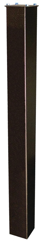 Mail Boss 7123 In-Ground Post Spreader Plate, 43 in L, 4 in W, 4 in H, Steel, Galvanized