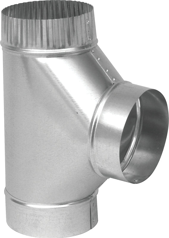 Imperial GV0895 Tee, 7 in, 26 ga Gauge, Steel, Galvanized