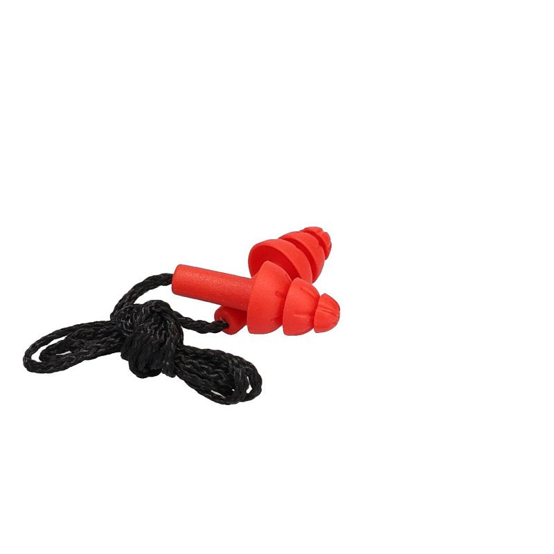 Boss PRO22403 Reusable Ear Plugs, Tri-Flange