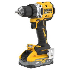 DEWALT DCD801H1 Hammer Drill, Battery Included, 20 V, 5 Ah, 1/2 in Chuck, Keyless Chuck, 2000 rpm Speed
