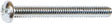 Midwest Fastener 07667 Machine Screw, #8-32 Thread, 1-1/2 in L, UNC Thread, Round Head, Combo Drive, Steel, Zinc-Plated