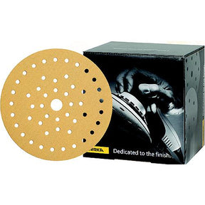 Mirka 236MF320 Gold Multifit Dust Free Discs, 6″, P800, 50/pk