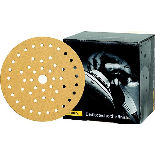 Mirka 236MF800 Gold Multifit Dust Free Discs, 6″, P1000, 50/pk