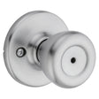 Kwikset 300T 26DCP Privacy Lockset, Knob Handle, Satin Chrome, ADA Compliant, Universal Hand