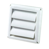 Ace 4 in. W X 4 in. L White Plastic Replacement Vent Hood, Pack of 6