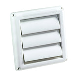 Ace 4 in. W X 4 in. L White Plastic Replacement Vent Hood, Pack of 6