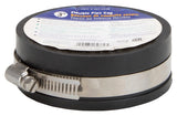 ProSource TC-3 Test Cap, 3 in Connection, Capping Pipe Ends, PVC, Black, 3 in Pipe