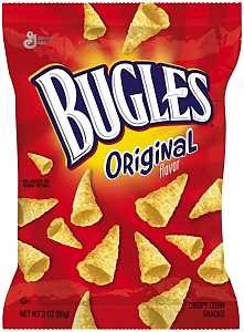 Bugles BUGLES6 Crispy Corn Snack, Original, 3 oz, Pack of 6