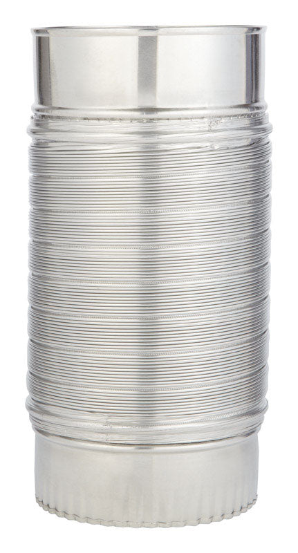 Deflect-O Jordan 24 in. L X 4 in. D Silver/White Aluminum Duct Connector