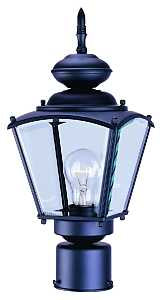 Boston Harbor 4007H-5 Outdoor Post Lantern, 120 V, 100 W, Steel Fixture