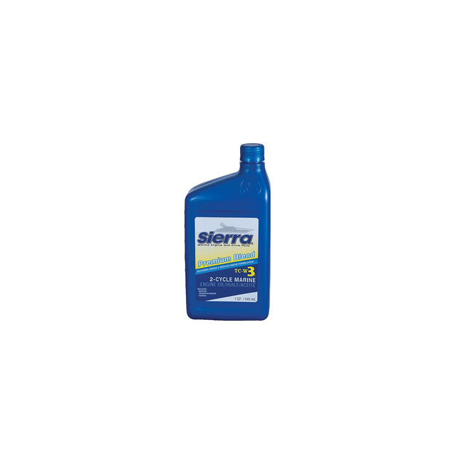 Sierra 1895001 Blue Premium TC-W3 2 Cycle Engine Oil, Pt., Pack of 12
