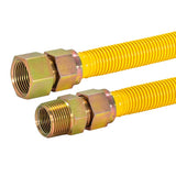 Eastman 3/4 in. FIP X 3/4 in. D MIP 24 in. Stainless Steel Gas Connector