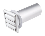 Deflect-O Supurr-Vent 11 in. L X 4 in. D White Aluminum/Plastic Dryer Vent Kit, Pack of 6