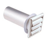 Deflect-O Supurr-Vent 11 in. L X 4 in. D White Aluminum/Plastic Dryer Vent Kit, Pack of 6