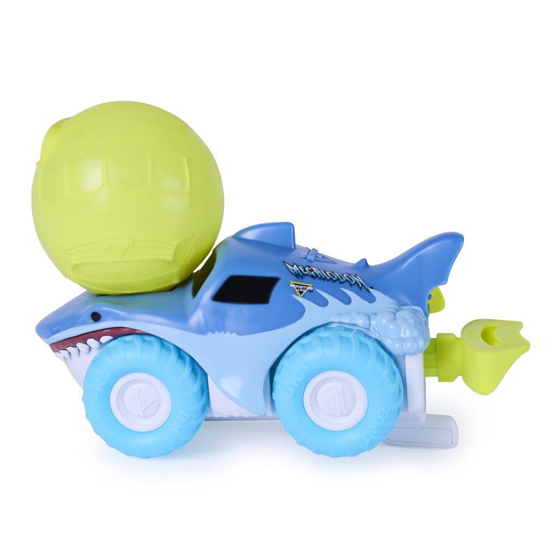 SwimWays 6074584 Monster Jam Air Boat Megolodon Shark Pool Toy, S