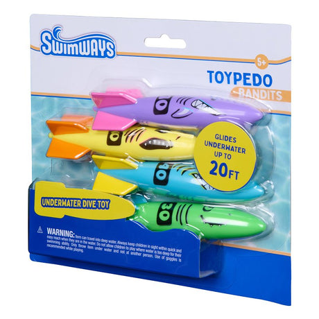 SwimWays 6074797 Toypedo Bandits Dive Pool Toy