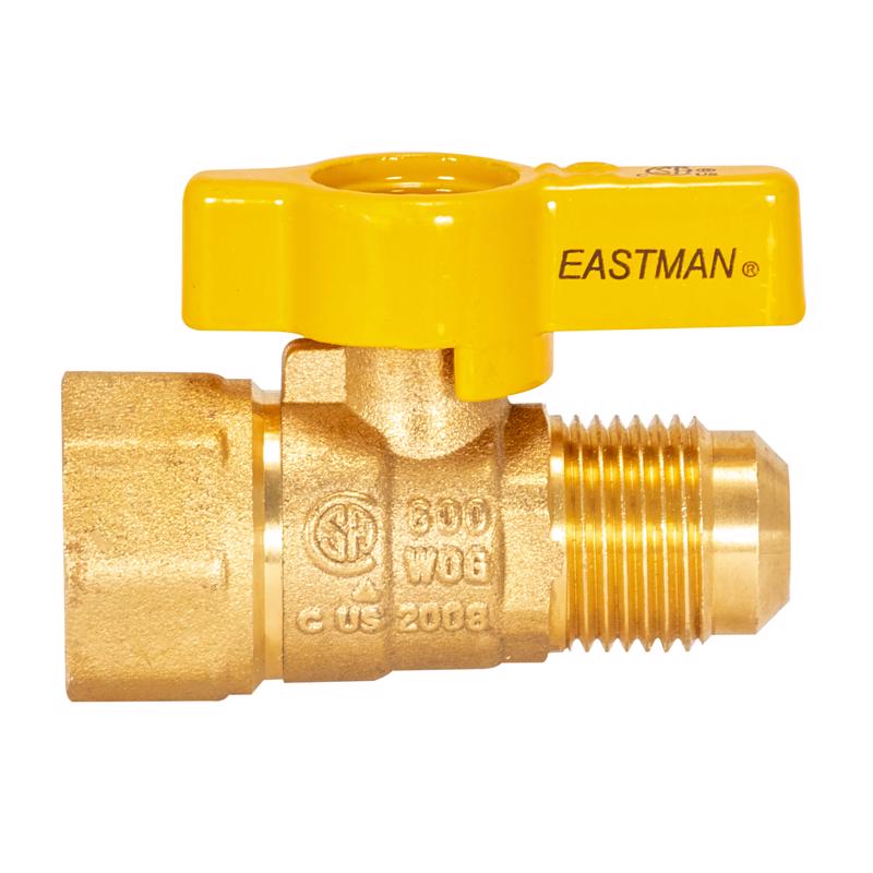 Eastman Magne Flo 1/2 in. Flare X 1/2 in. FIP Brass Gas Valve