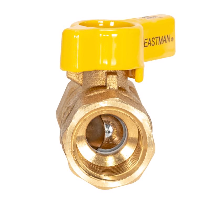 Eastman 1/2 in. Brass FIP Ball Valve T-Handle For Gas