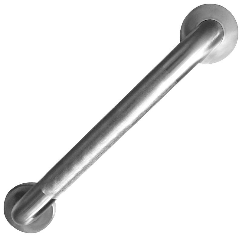 Boston Harbor SG01-01&0418 Grab Bar, 18 in L Bar, Stainless Steel, Wall Mounted Mounting