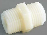 Anderson Metals 53622-16 Pipe Nipple, 1 in, MPT, Nylon, 1 in L