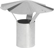Imperial GV0590 Rain Cap, 12-1/4 in Dia, Steel, Galvanized