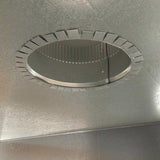 Imperial 8 in. D 28 Ga. Galvanized Steel Round Starting Collar, Pack of 10