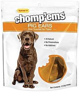 Ruffin'It 05193 Dog Chew, Ingredients: Pig Ears