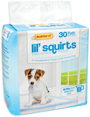 Ruffin'It Lil' Squirts 82030 Dog Training Pad, 22 in L, Cotton/Plastic, 21 in W