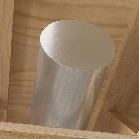 Imperial 5 in. D Galvanized Steel Crimped Pipe End Cap