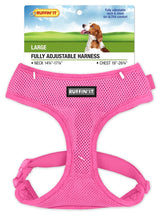 Ruffin'It 41466 Fully Adjustable Harness, 14-3/4 to 17-3/4 in x 19 to 26-3/4 in, Mesh Fabric, Assorted, Pack of 4