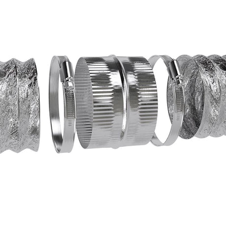 Imperial 6 in. D Galvanized Steel Duct Adapter, Pack of 6