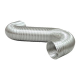 Deflect-O Jordan 8 ft. L X 3 in. D Silver Aluminum Semi-Rigid Vent Duct, Pack of 16