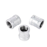STZ Industries 3/8 in. FIP each X 3/8 in. D FIP Galvanized Malleable Iron Coupling, Pack of 5