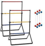 Franklin 53100 Starter Ladder Ball Set, 2-Board, 6-Golf Toss, Blue/Red Tosses, PVC, Blue/Red