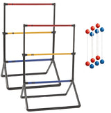 Franklin 53100 Starter Ladder Ball Set, 2-Board, 6-Golf Toss, Blue/Red Tosses, PVC, Blue/Red