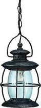 Boston Harbor BRT-CDC1701 Outdoor Pendant Lantern, 120 V, 60 W, Steel Fixture, Misty Pewter Fixture