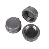 STZ Industries 1/2 in. FIP each Black Malleable Iron Cap, Pack of 5