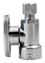 Keeney 1/2 in. FIP in. X 1/4 in. Compression Brass Straight Valve