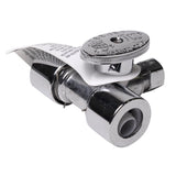 Ace Quick Lock 3/8 in. PTF in. X 3/8 in. PTC Brass Shut-Off Valve