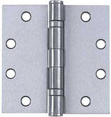 Tell Manufacturing HG100317 Square Corner Hinge, 4-1/2 in H Door Leaf, 0.134 in Thick Door Leaf, 4-1/2 in H Frame Leaf