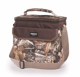 Igloo Realtree Series 64351 Cooler Bag, 9.64 in L, 9.64 in W, 12 oz, 18 Cans Capacity, Fabric, Camouflage