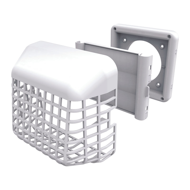 Ace White Plastic Dryer Vent Hood, Pack of 12