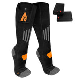 ActionHeat AH-SK-AA-03-L-XL Battery Heated Socks, Unise, L/XL, Cotton/Spandex/Wool, Black, Pack of 3