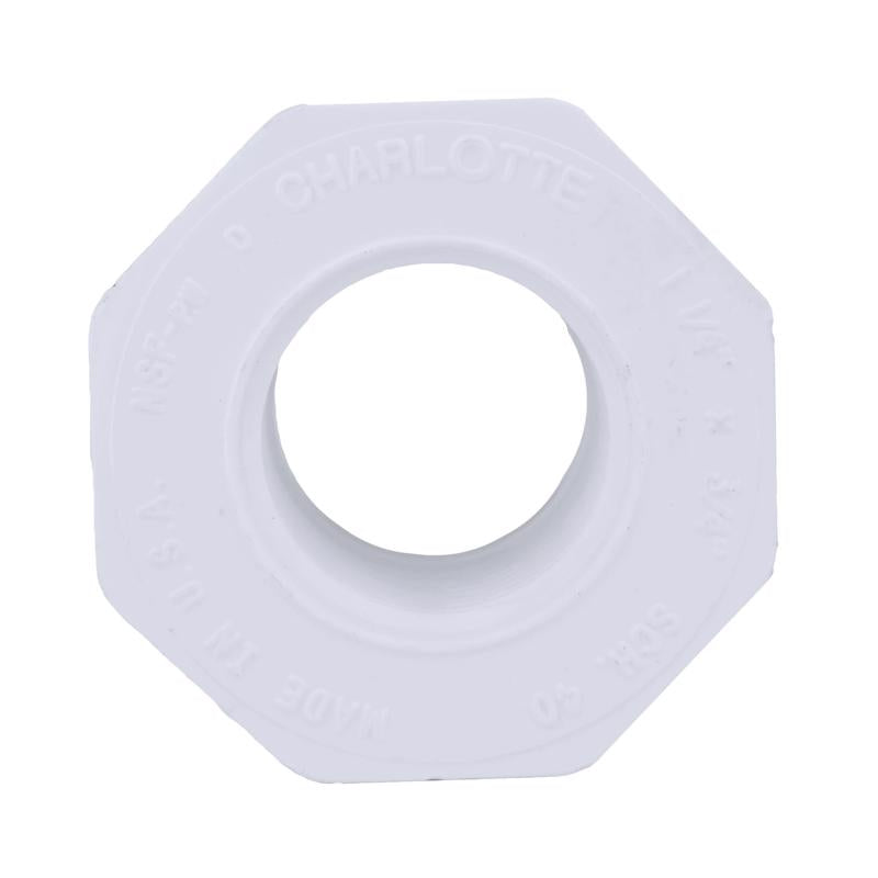 Charlotte Pipe Schedule 40 2 in. Spigot X 1-1/4 in. D FPT PVC Reducing Bushing 1 pk