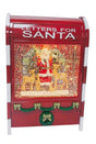 Santas Forest 21169 Snow Globe, 7-1/4 in H, Letter to Santa, Internal Light/Music: Internal Light, Pack of 6