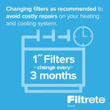 Filtrete Allergen Defense 16 in. W X 20 in. H X 1 in. 1000 MPR Pleated Air Filter 1 pk, Pack of 4