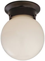 Boston Harbor F301-3375-ORB Single Light Ceiling Fixture, 120 V, 60 W, 1-Lamp, A19 or CFL Lamp, Bronze Fixture