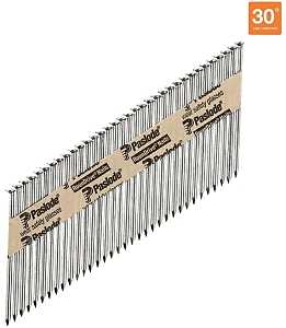 Paslode 650384 Series Framing Nail, Strip Collation, 3 in L, Hot-Dip Galvanized, Round Head, Smooth Shank, 2000/CT