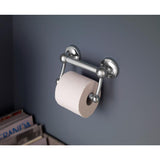 Delta 5 in. L Polished Chrome Stainless Steel Toilet Paper Holder with Assist Bar
